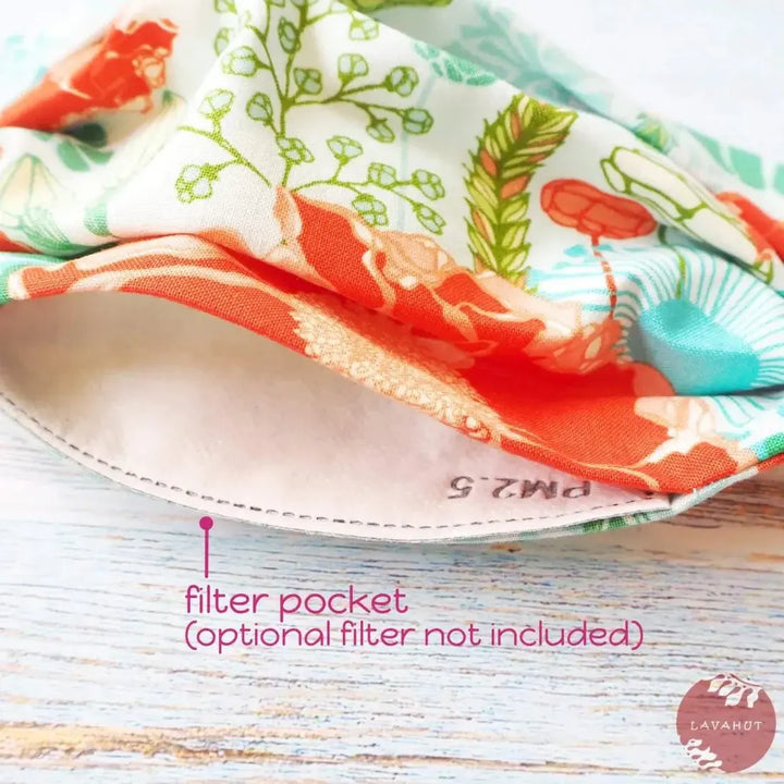 Accordion + Pocket + Adjustable Loops • Orange Punch - Made in Hawaii