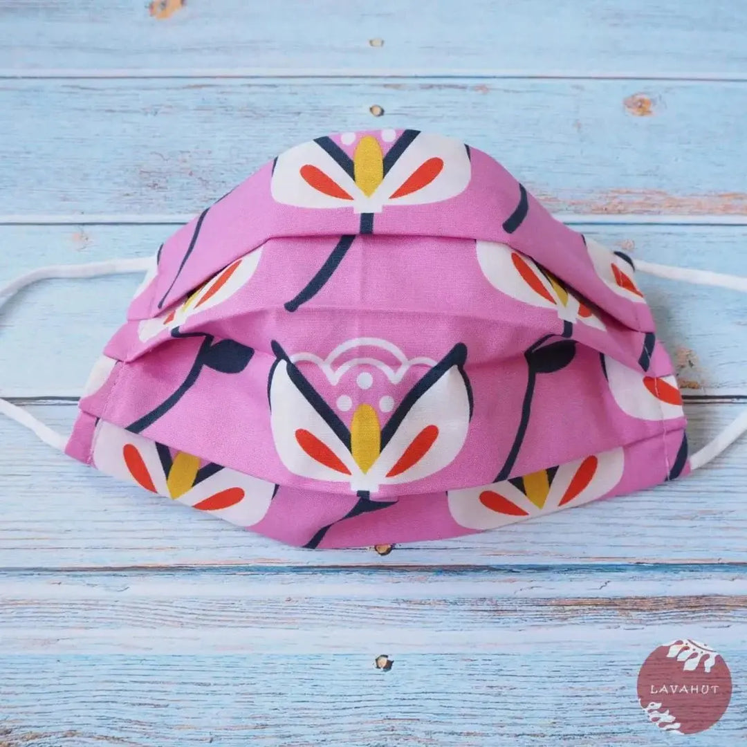 Accordion + Pocket + Adjustable Loops • Pink Summer Fun - Made in Hawaii