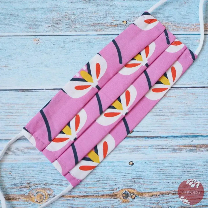 Accordion + Pocket + Adjustable Loops • Pink Summer Fun - Made in Hawaii