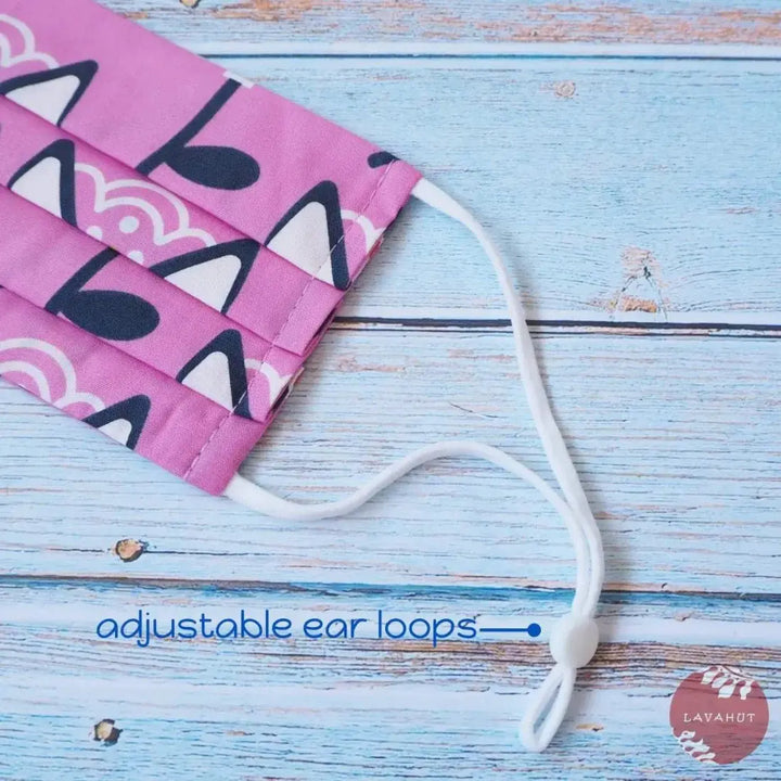 Accordion + Pocket + Adjustable Loops • Pink Summer Fun - Made in Hawaii