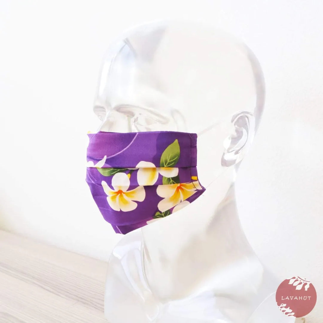 Accordion + Pocket + Adjustable Loops ?? Purple Liliuokalani - Made in Hawaii