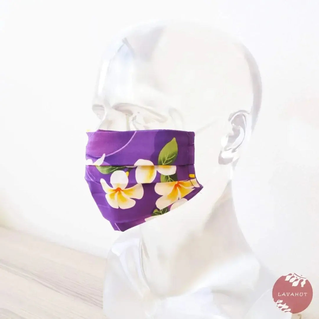 Accordion + Pocket + Adjustable Loops • Purple Liliuokalani - Made in Hawaii