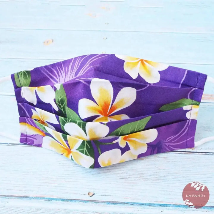Accordion + Pocket + Adjustable Loops • Purple Liliuokalani - Made in Hawaii