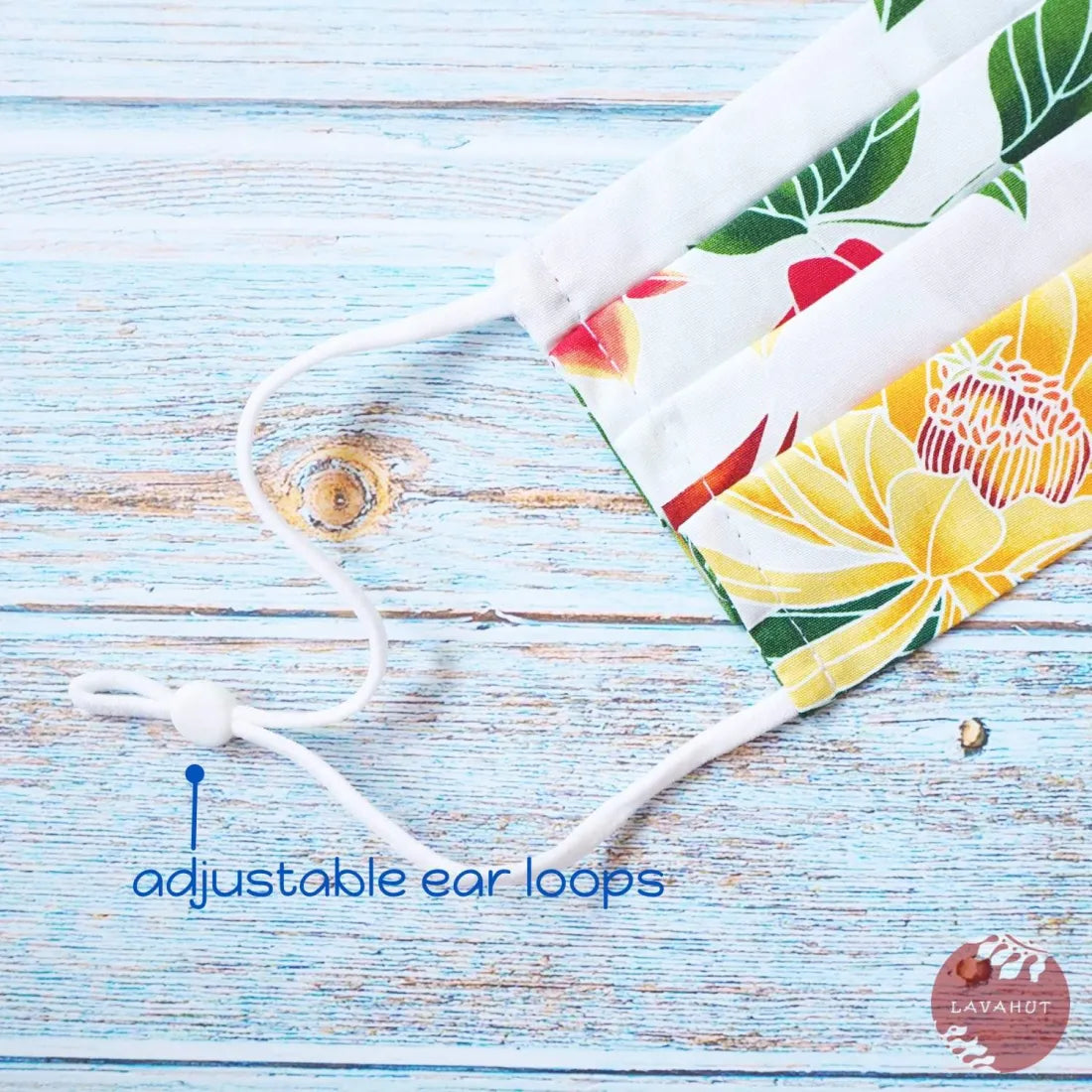 Accordion + Pocket Adjustable Loops • White Paradise - Made In Hawaii