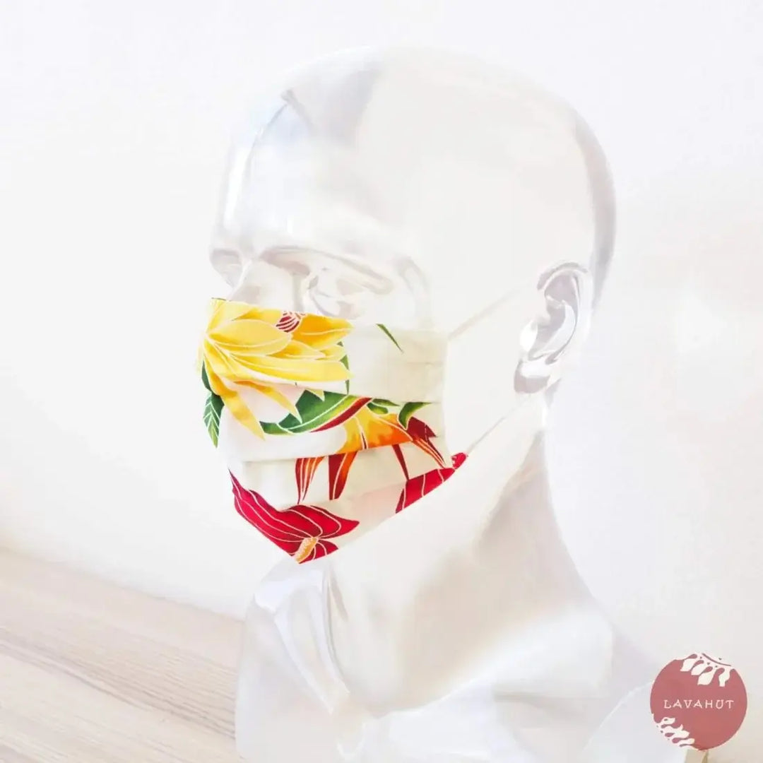Accordion + Pocket + Adjustable Loops • White Paradise - Made in Hawaii