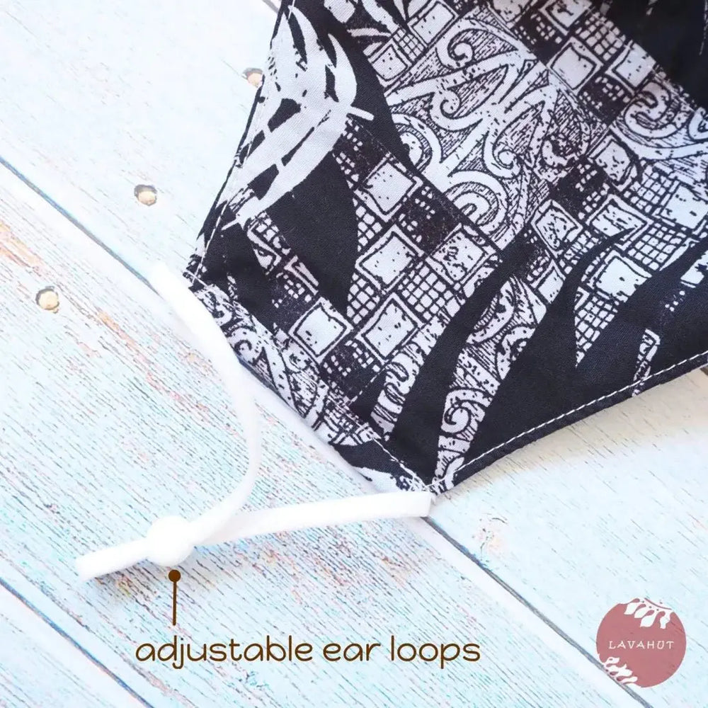 Adjustable Fashion Face Mask • Blue Haleakala - Made in Hawaii