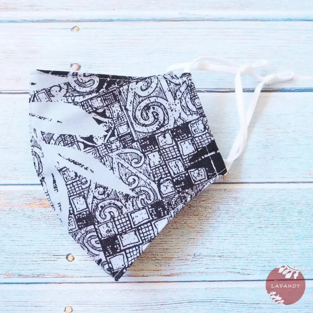Adjustable Fashion Face Mask • Blue Haleakala - Made in Hawaii