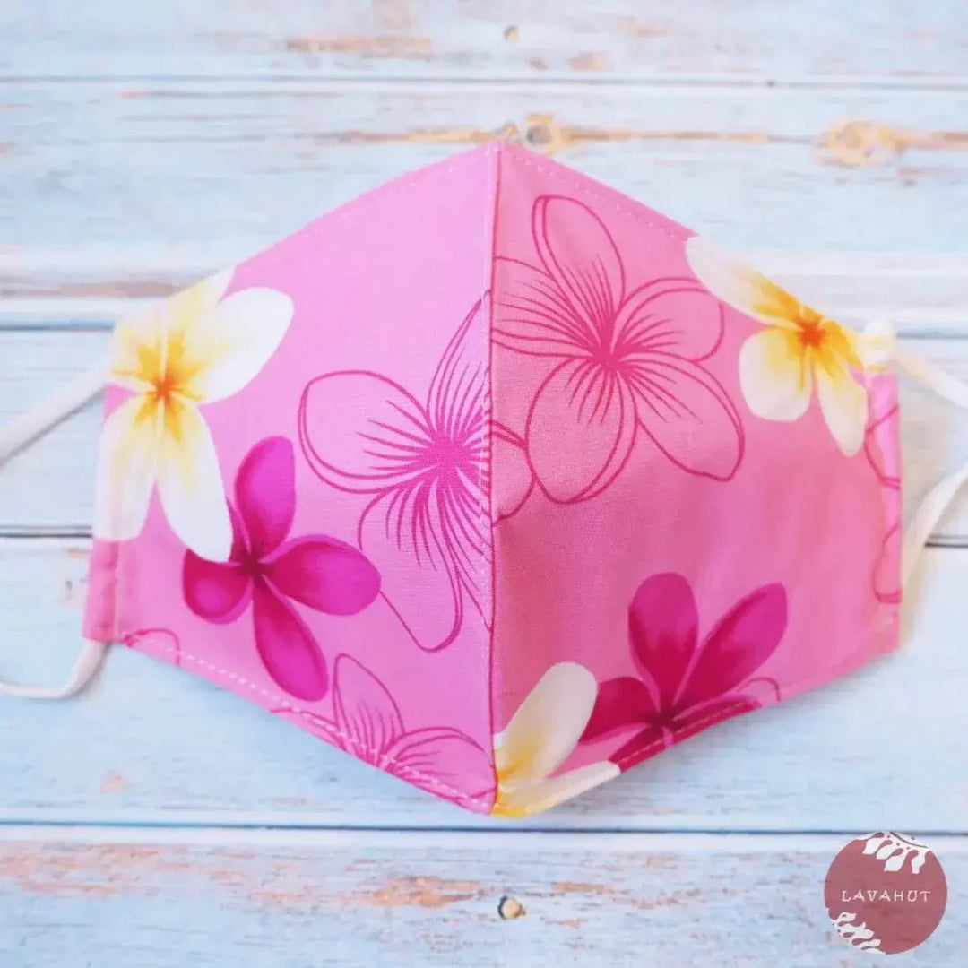 Adjustable Fashion Face Mask • Tickled Pink - Made in Hawaii