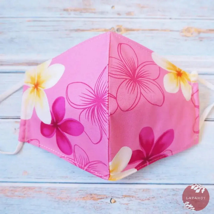 Adjustable Fashion Face Mask • Tickled Pink - Made in Hawaii