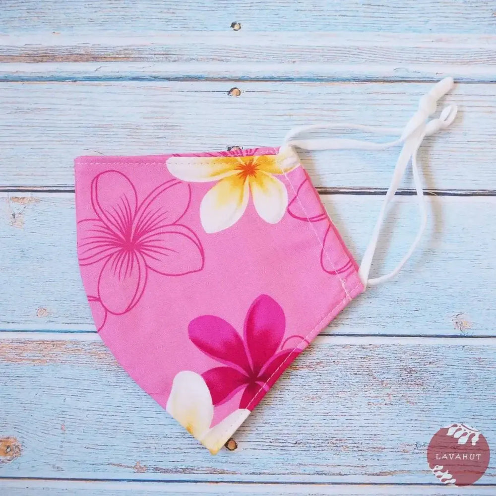 Adjustable Fashion Face Mask • Tickled Pink - Made in Hawaii