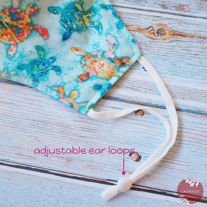 Adjustable + Filter Pocket • Aqua Honu Surf - Made in Hawaii