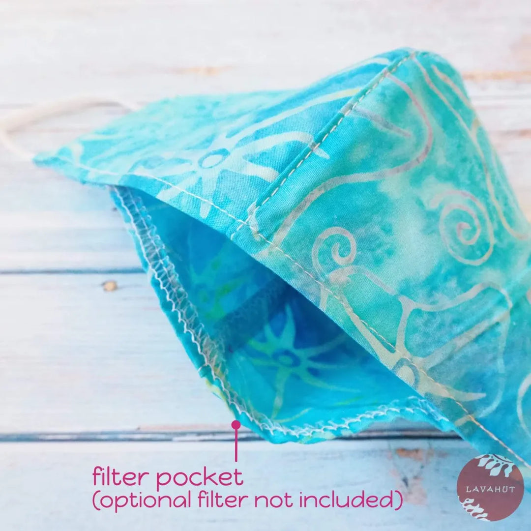 Adjustable + Filter Pocket ?? Aqua Starfish - Made in Hawaii