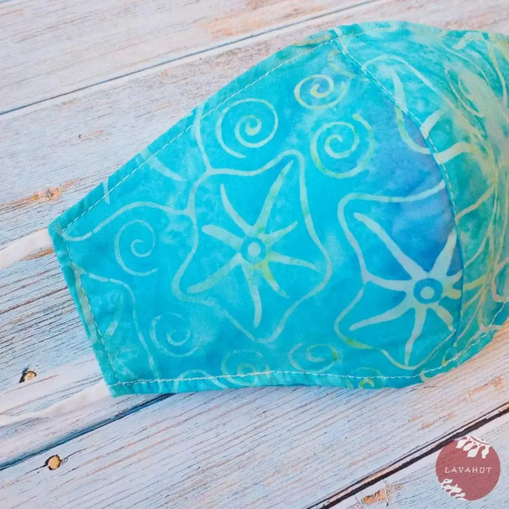 Adjustable + Filter Pocket • Aqua Starfish - Made in Hawaii