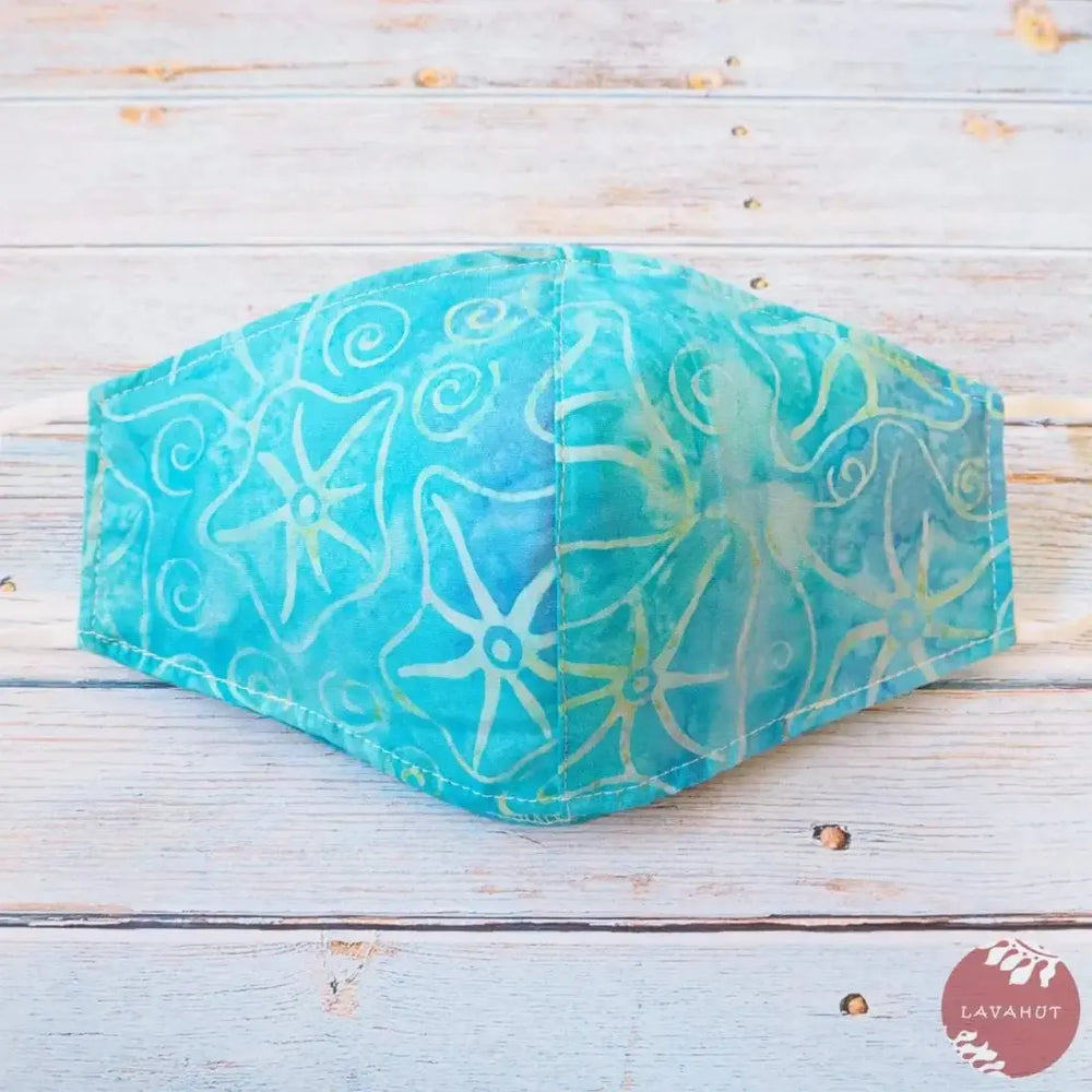Adjustable + Filter Pocket • Aqua Starfish - Made in Hawaii