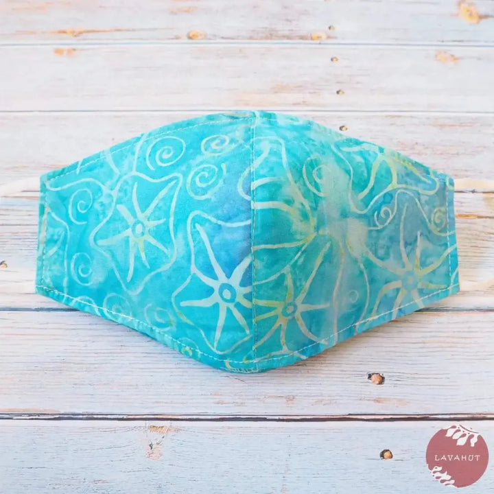 Adjustable + Filter Pocket • Aqua Starfish - Made in Hawaii