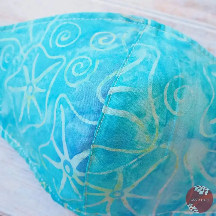 Adjustable + Filter Pocket • Aqua Starfish - Made in Hawaii
