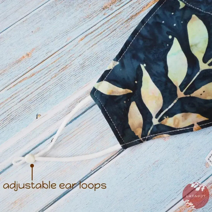 Adjustable + Filter Pocket • Black Forest - Made in Hawaii