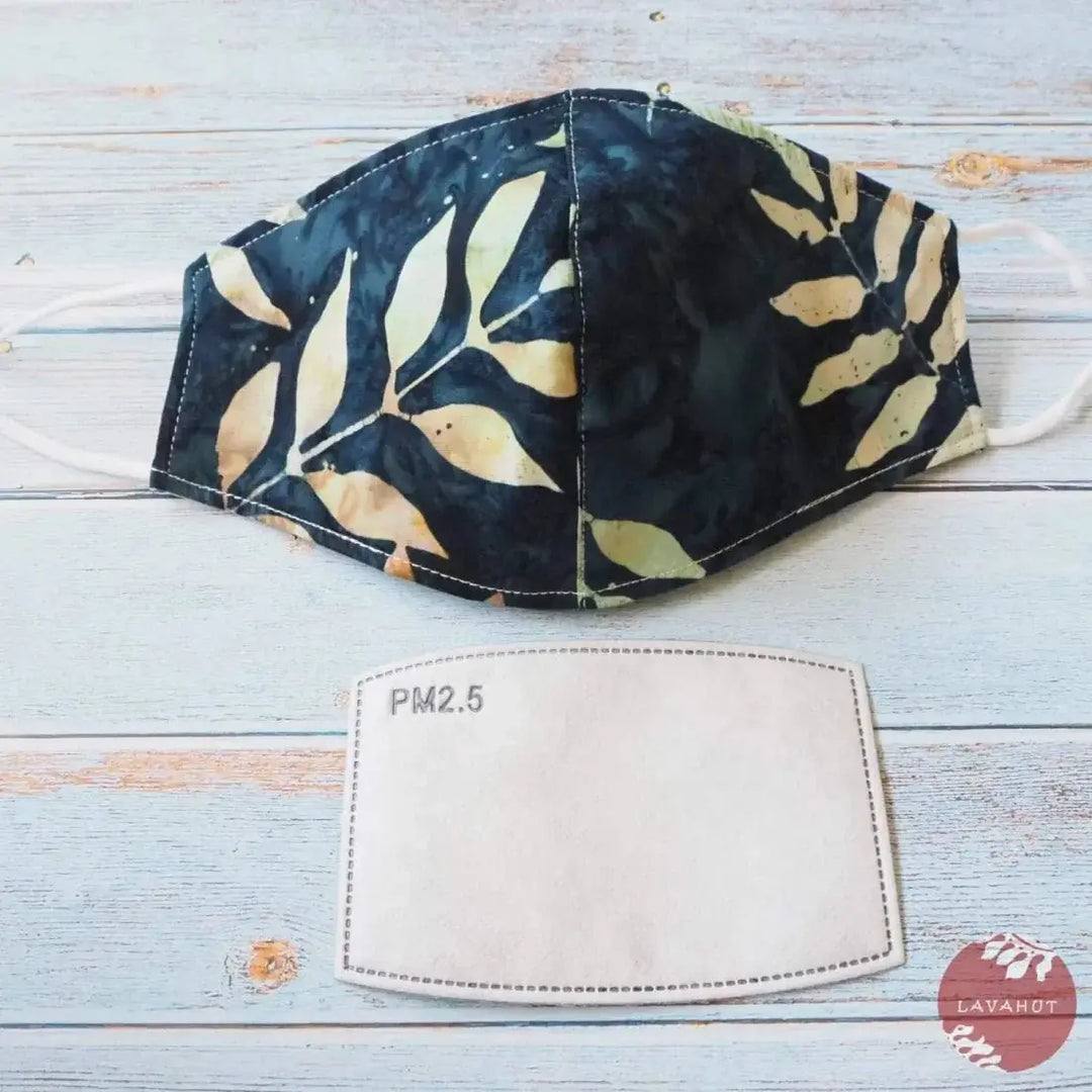 Adjustable + Filter Pocket • Black Forest - Made in Hawaii