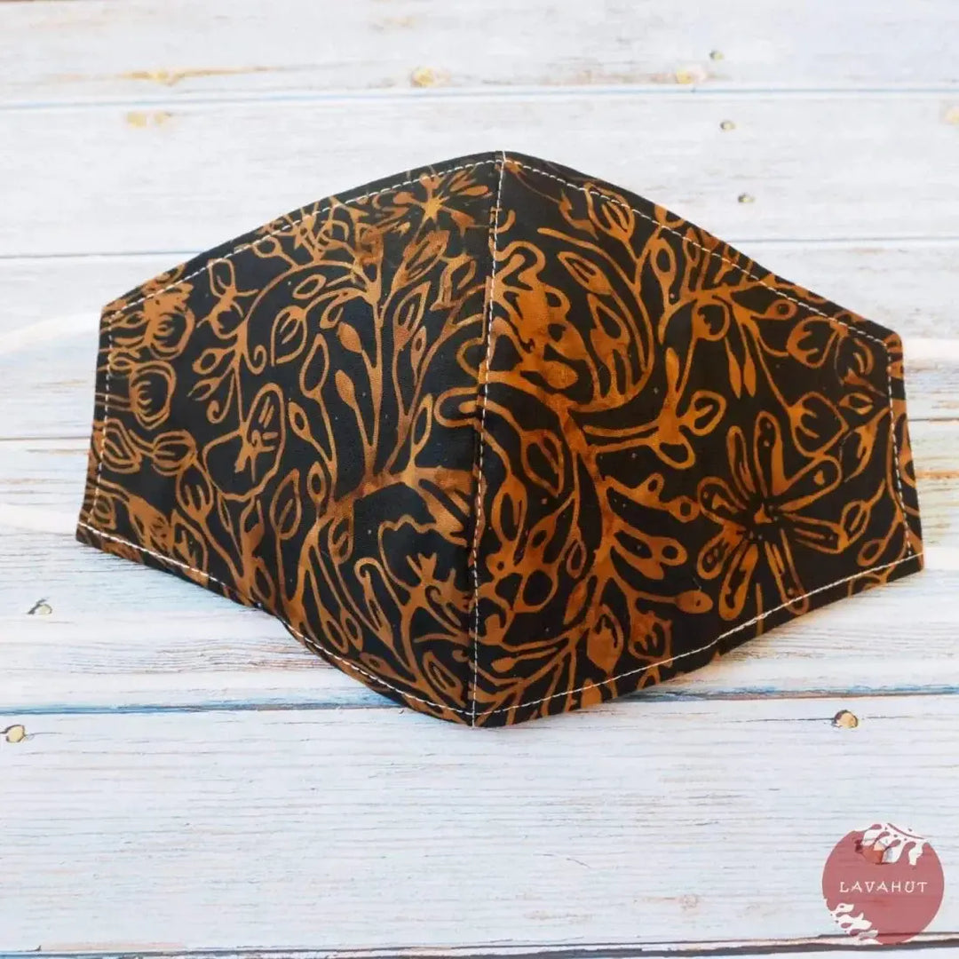 Adjustable + Filter Pocket • Black Sumatra - Made in Hawaii