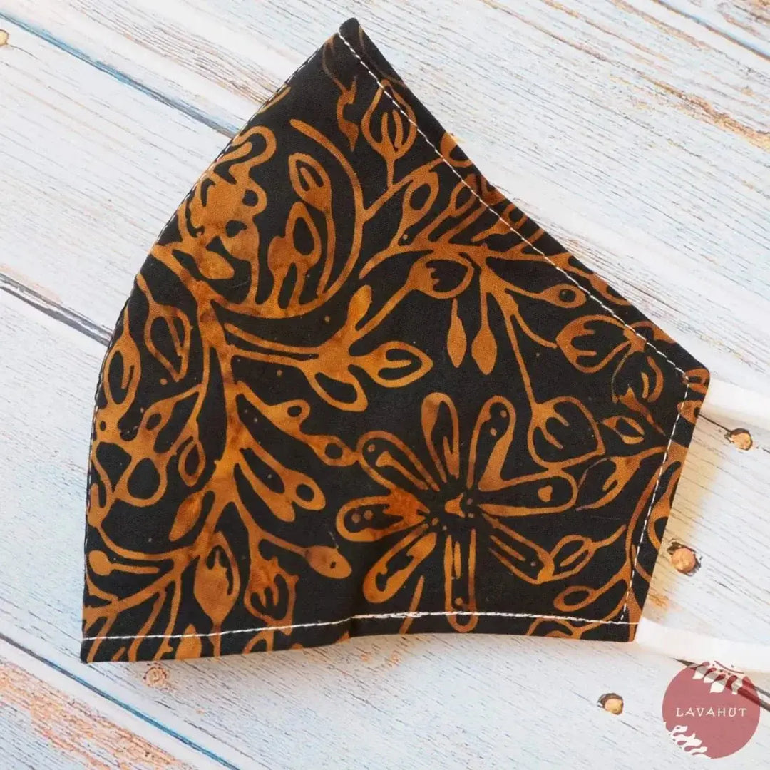 Adjustable + Filter Pocket • Black Sumatra - Made in Hawaii