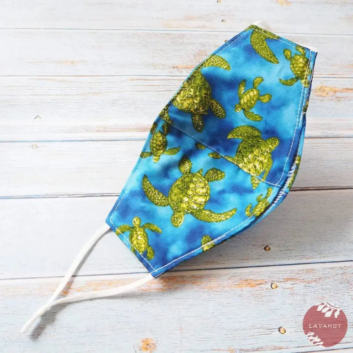 Adjustable + Filter Pocket • Blue Honu - Made in Hawaii