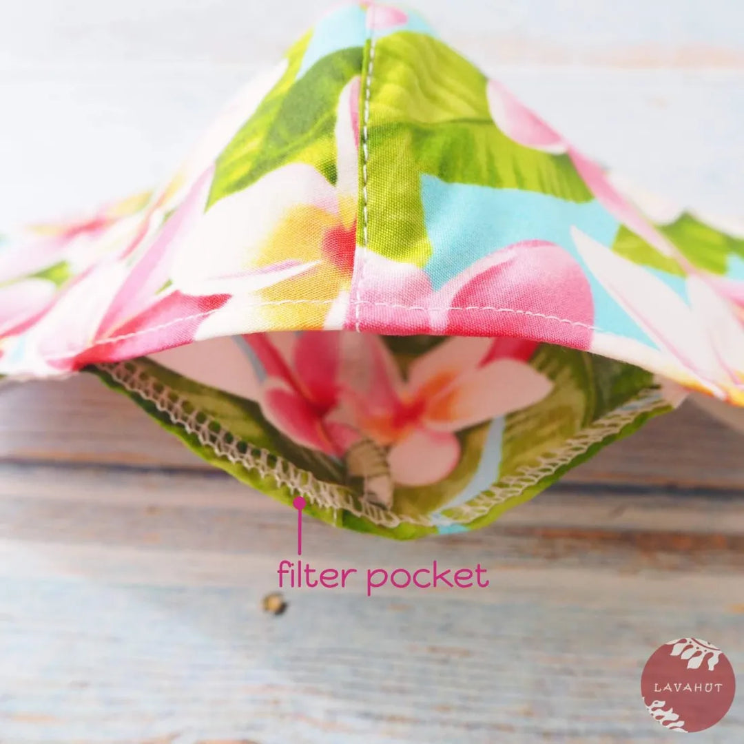 Adjustable + Filter Pocket ?? Blue Koko Crater - Made in Hawaii