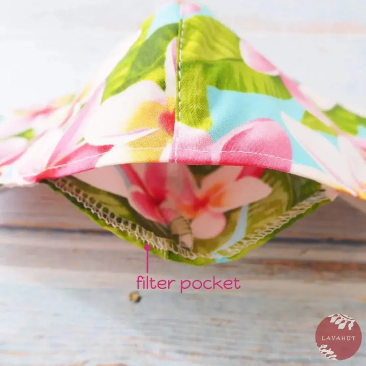 Adjustable + Filter Pocket • Blue Koko Crater - Made in Hawaii