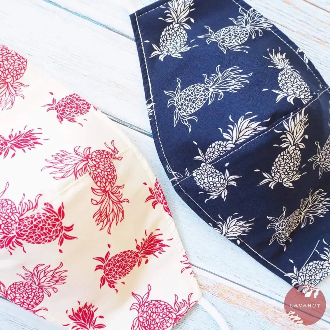 Adjustable + Filter Pocket • Blue Pineapple Punch - Made in Hawaii