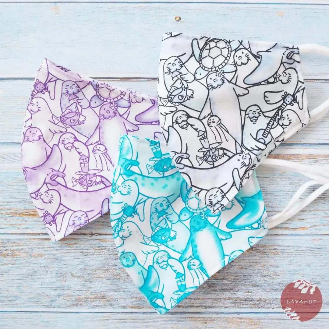 Adjustable + Filter Pocket • Blue Seal Party - Made in Hawaii