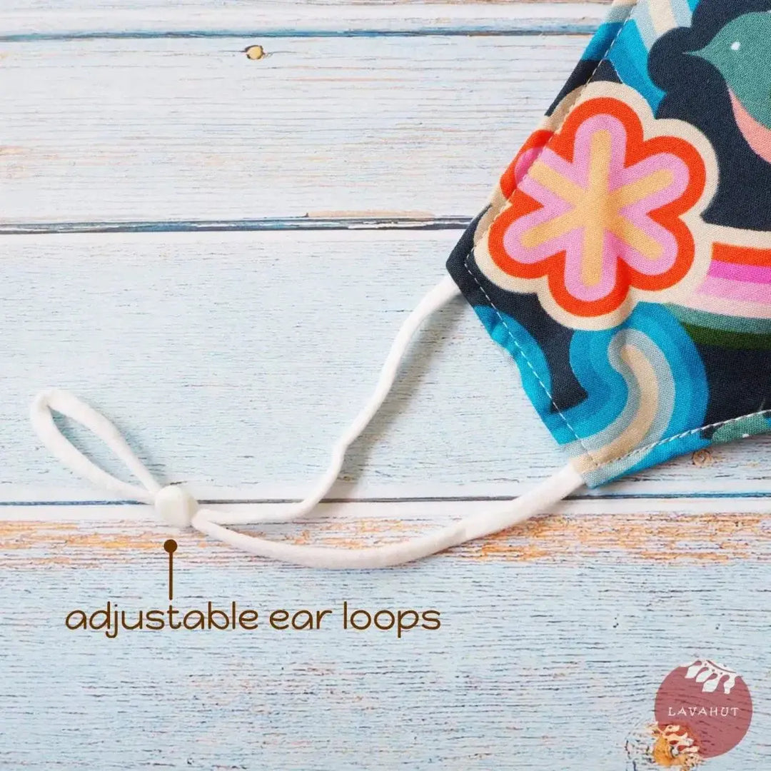 Adjustable + Filter Pocket • Blue Sunburst - Made in Hawaii