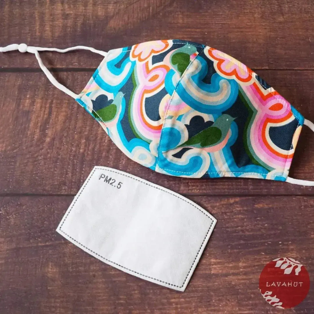 Adjustable + Filter Pocket • Blue Sunburst - Made in Hawaii