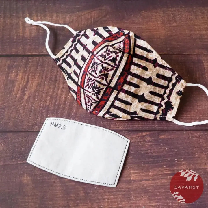 Adjustable + Filter Pocket • Brown Ancient Times - Made in Hawaii
