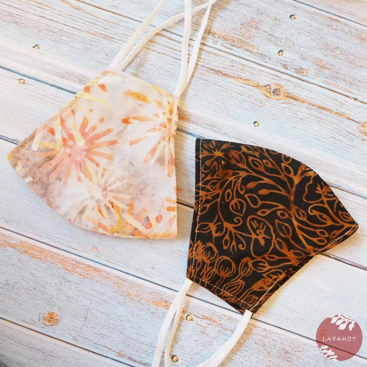 Adjustable + Filter Pocket • Golden Fireworks - Made in Hawaii