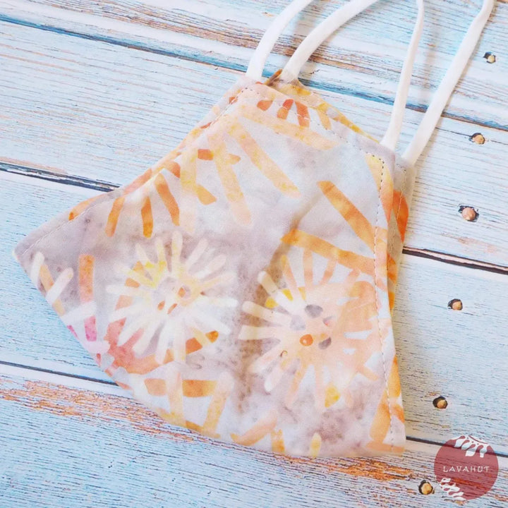 Adjustable + Filter Pocket • Golden Fireworks - Made in Hawaii