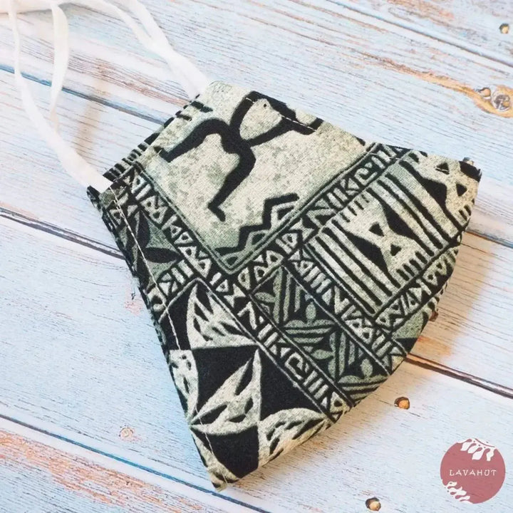 Adjustable + Filter Pocket • Green Kapa - Made in Hawaii