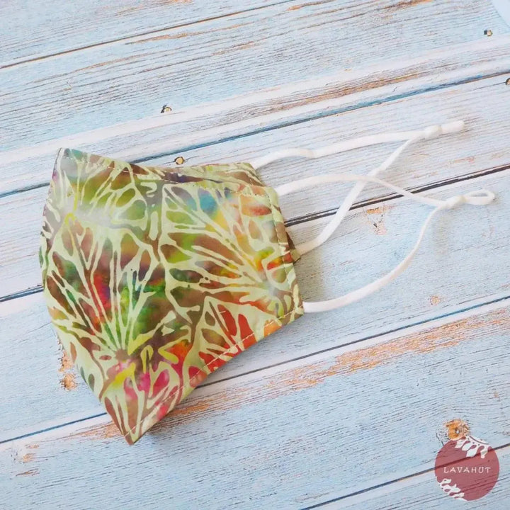 Adjustable + Filter Pocket • Green Koolau Mountains - Made in Hawaii