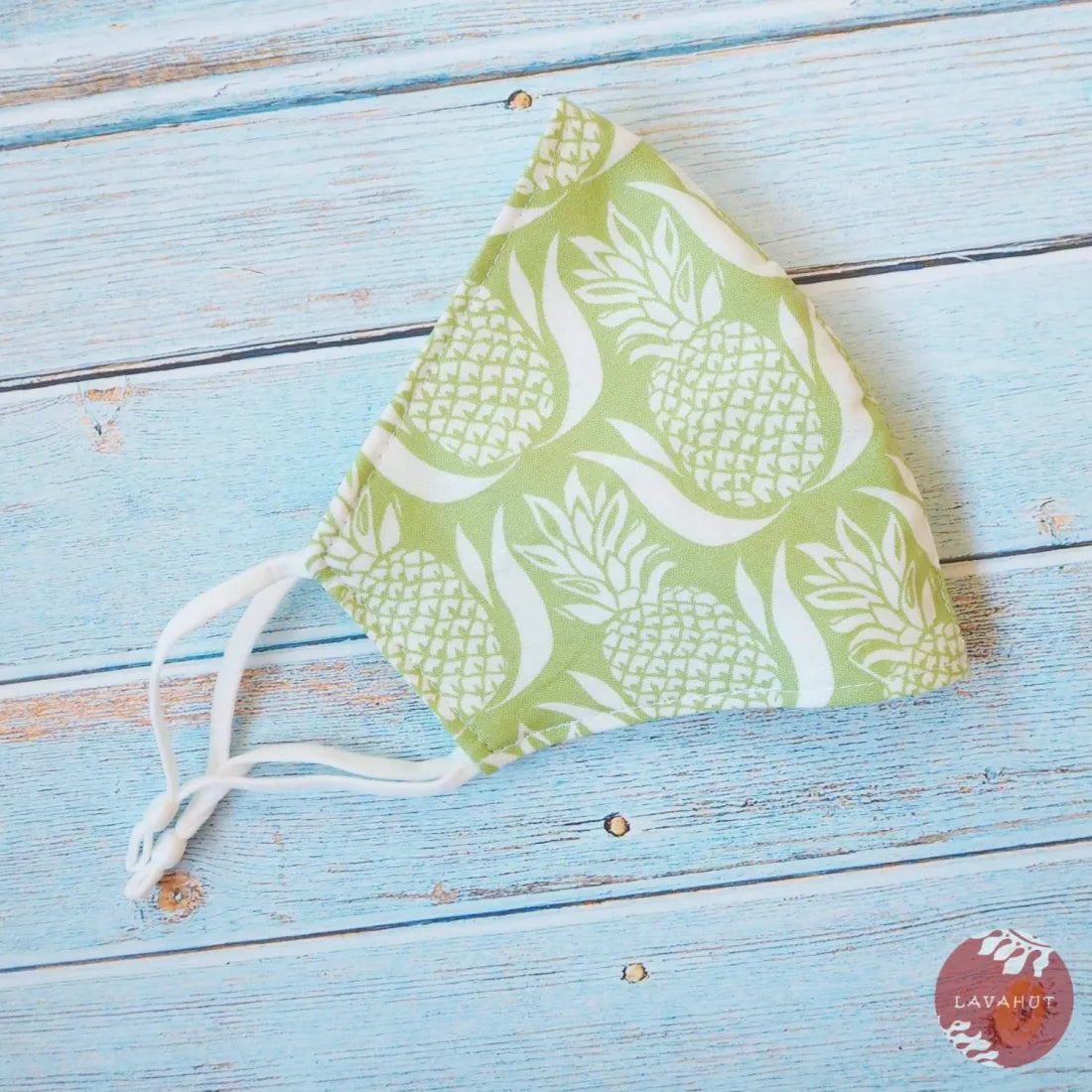 Adjustable + Filter Pocket • Green Royal Pineapple - Made In Hawaii