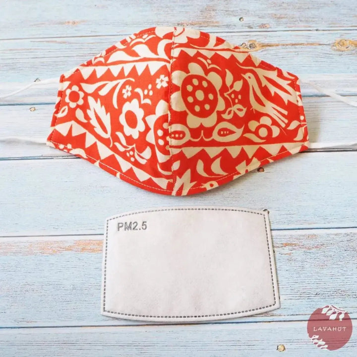 Adjustable + Filter Pocket • Orange Sunrise - Made in Hawaii