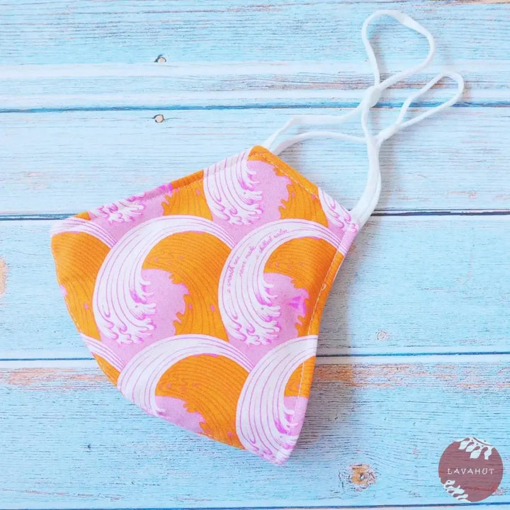 Adjustable + Filter Pocket • Pink Pipeline - Made in Hawaii