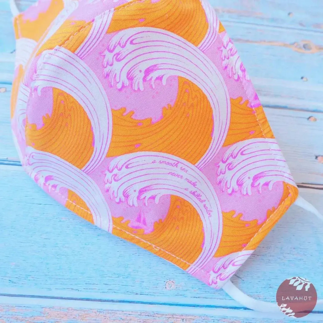 Adjustable + Filter Pocket • Pink Pipeline - Made in Hawaii