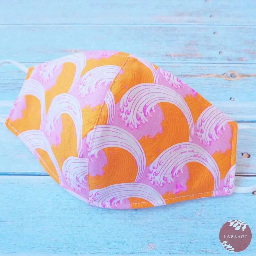 Adjustable + Filter Pocket • Pink Pipeline - Made in Hawaii