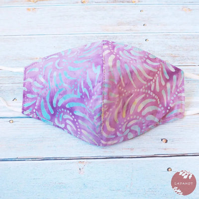 Adjustable + Filter Pocket • Purple Dotted Snail - Made In Hawaii