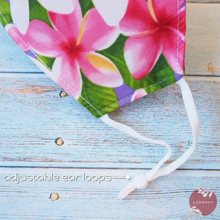 Adjustable + Filter Pocket • Purple Koko Crater - Made in Hawaii