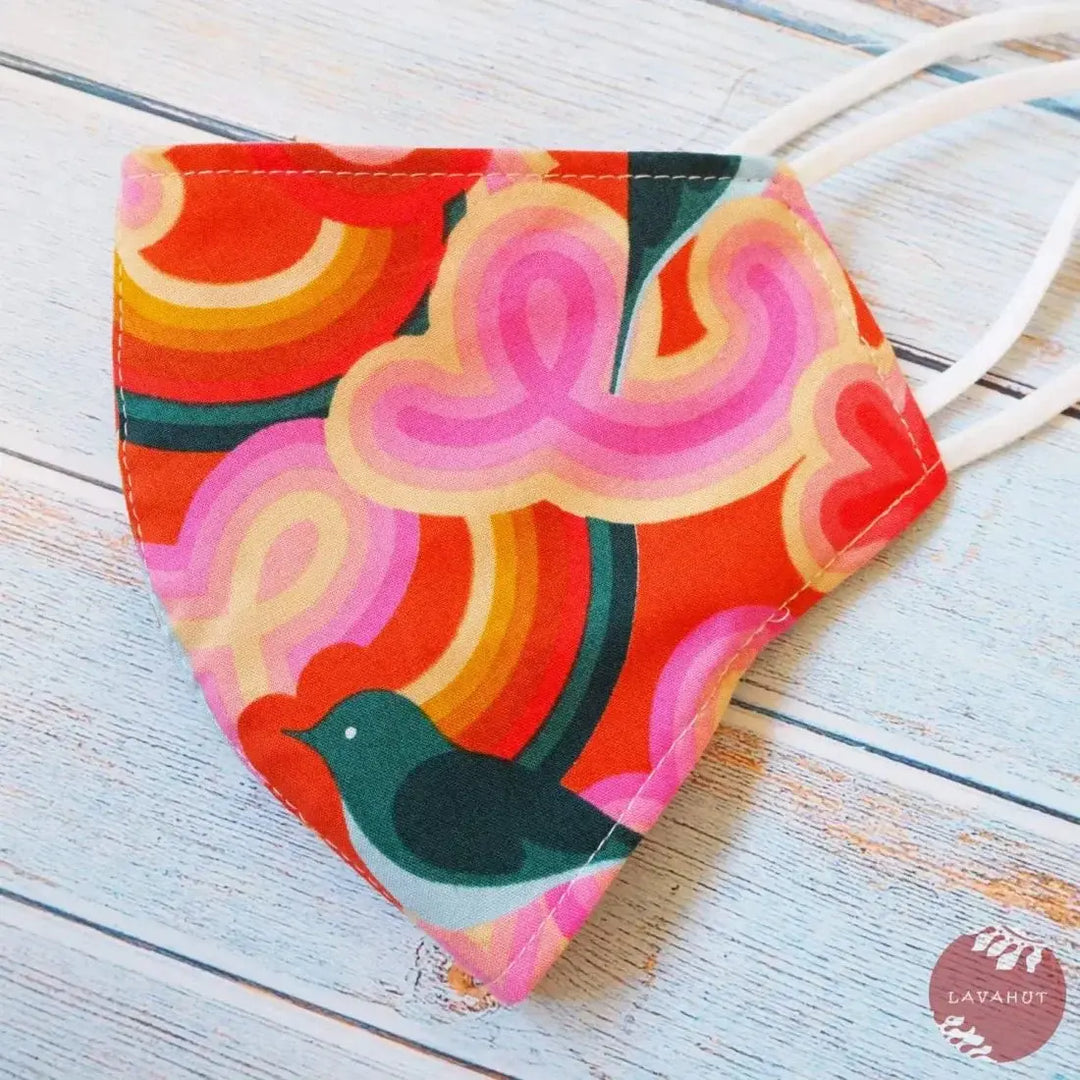 Adjustable + Filter Pocket • Red Sunburst - Made in Hawaii
