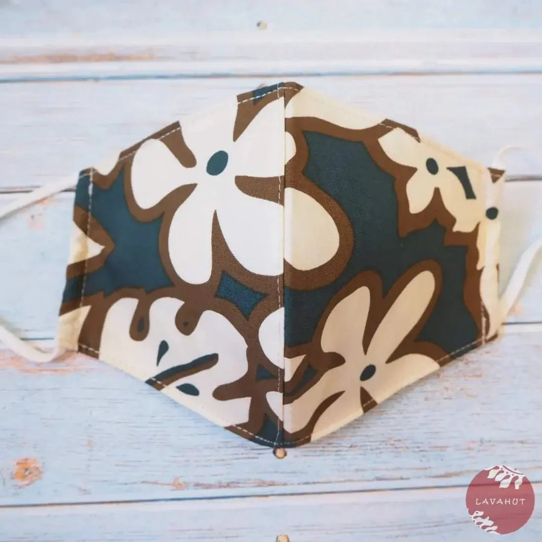Adjustable Tropical Face Mask • Green Boogie - Made in Hawaii