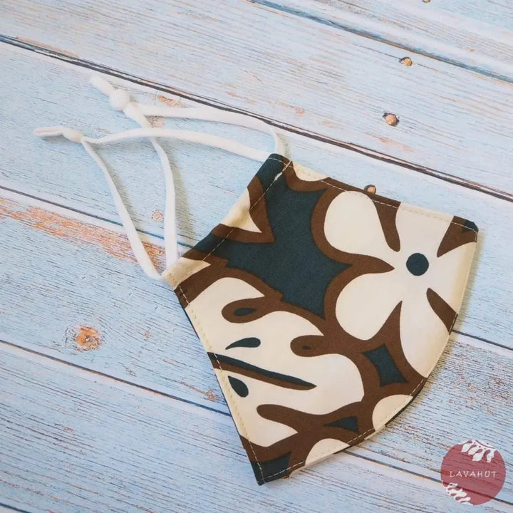 Adjustable Tropical Face Mask • Green Boogie - Made in Hawaii