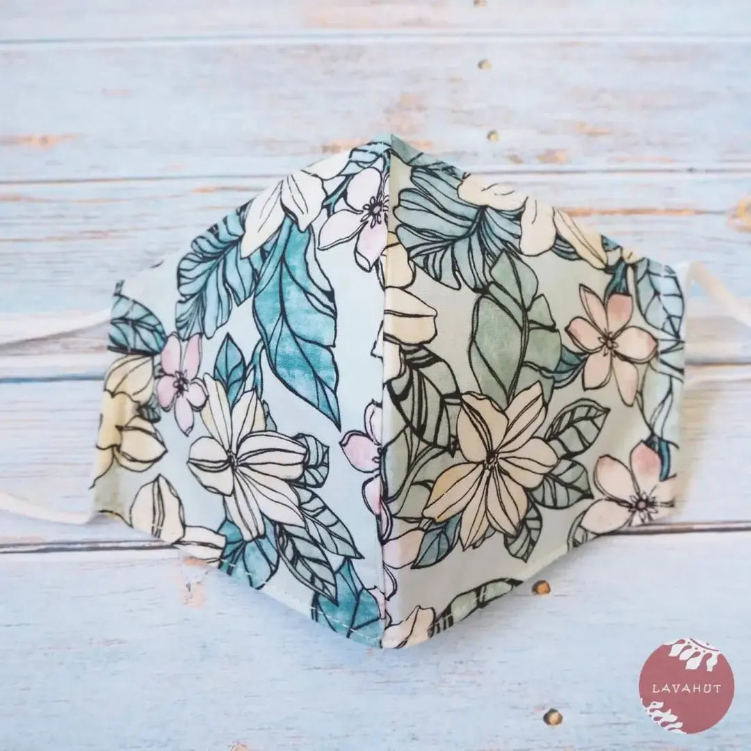 Adjustable Tropical Face Mask • Green Glasshouse - Made in Hawaii