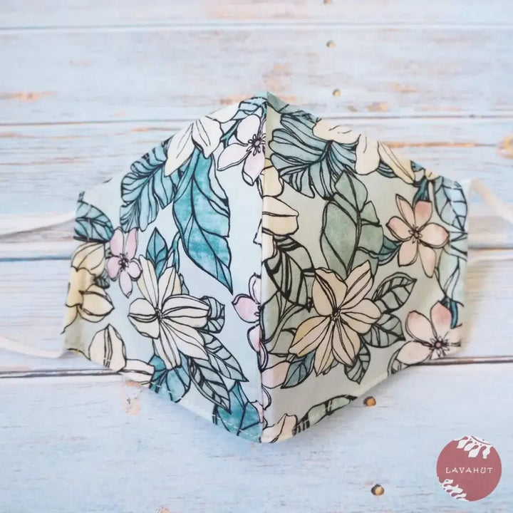 Adjustable Tropical Face Mask • Green Glasshouse - Made in Hawaii