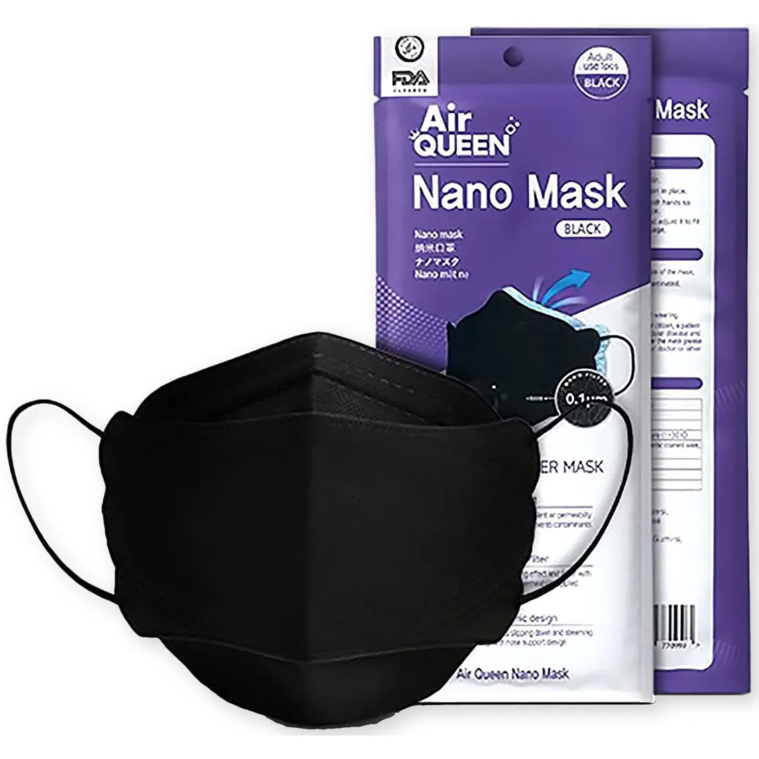 Airqueen™ Nanofiber Black Mask - Made in Hawaii