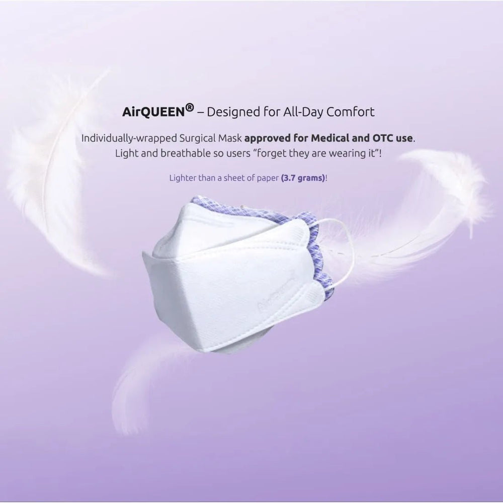 AirQUEEN™ NANOFIBER WHITE MASK – Authentic Hawaiian Face Mask by Lavahut